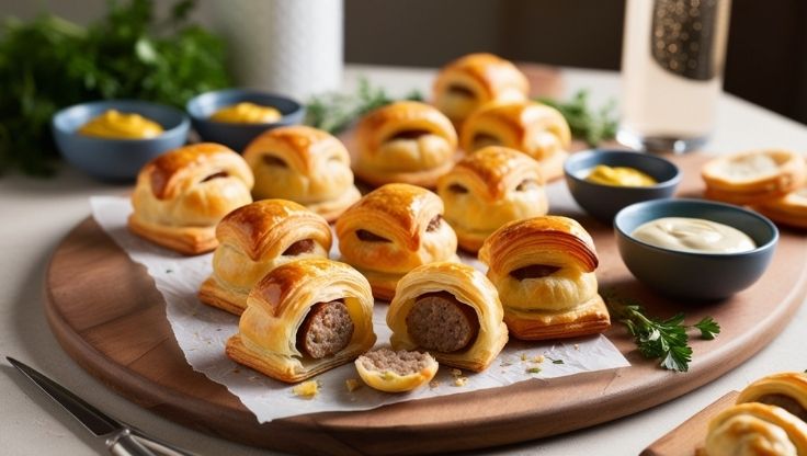 Puff Pastry Sausage Bites