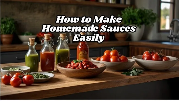 How to Make Homemade Sauces Easily