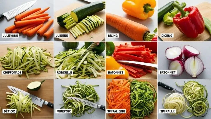 7 Essential Ways to Cut Vegetables