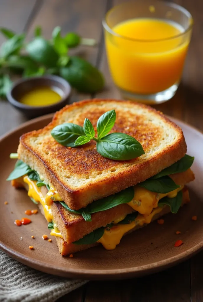 Healthy Grilled Cheese Sandwich recipe