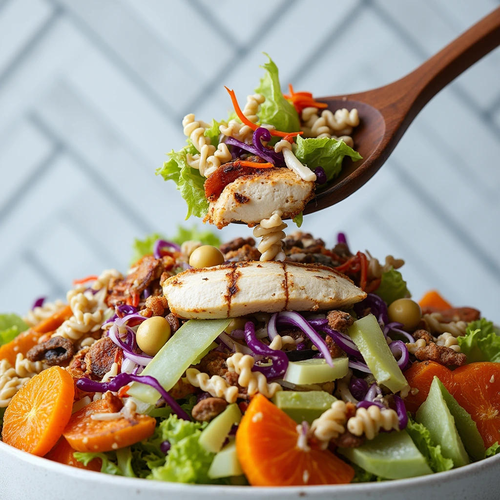 Chinese Chicken Salad recipe transformed with 8 smart swaps for guilt-free indulgence. Lower calories without sacrificing that amazing crunch and flavor. Try these simple tweaks today!