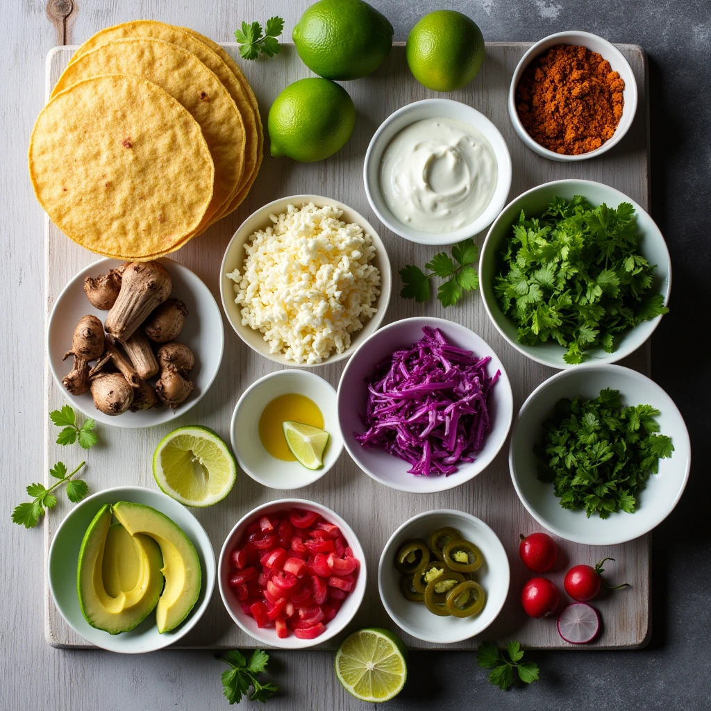 Lions Mane Mushroom Tacos transform Taco Tuesday! Master this 15-minute recipe with simple ingredients and pro tips. Perfect for vegetarians and meat-lovers alike. Learn more! 