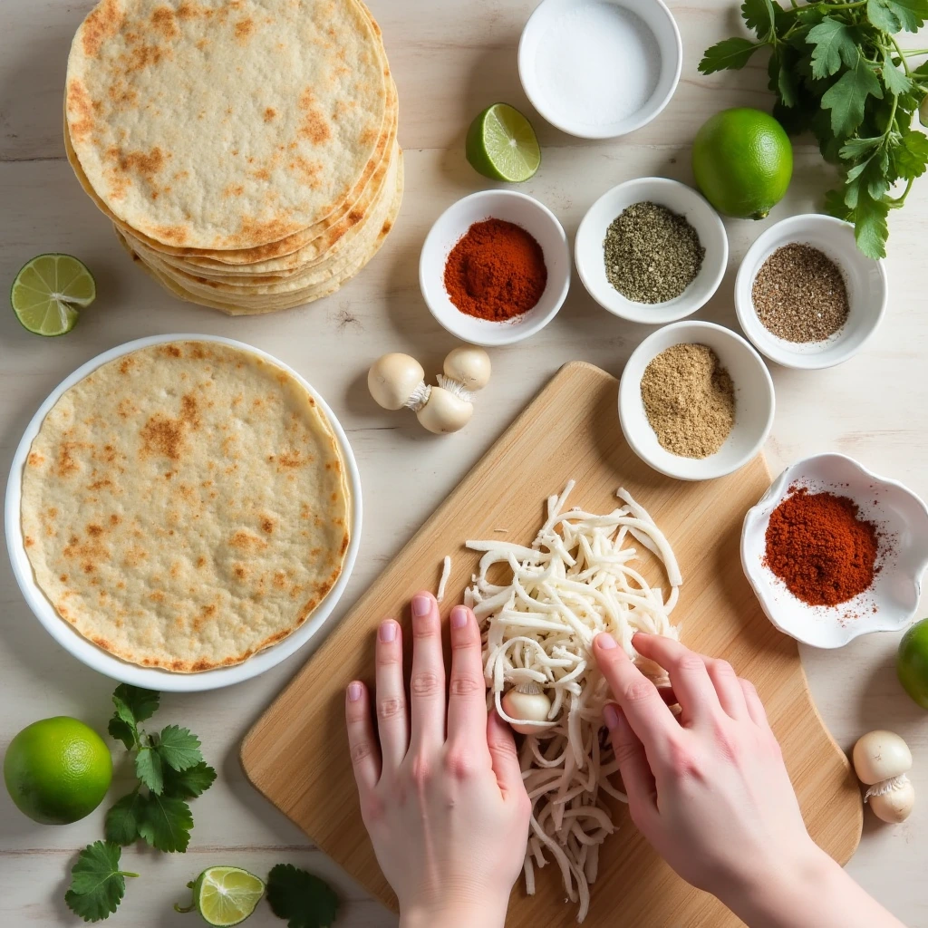 Lions Mane Mushroom Tacos transform Taco Tuesday! Master this 15-minute recipe with simple ingredients and pro tips. Perfect for vegetarians and meat-lovers alike. Learn more! 