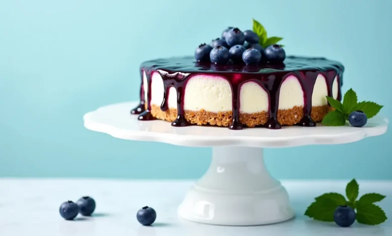 Blueberry Cheesecake mastery awaits! Craving a dessert that wows every time? Learn 5 chef-approved secrets for a silky-smooth texture and perfect flavor balance. Try today!