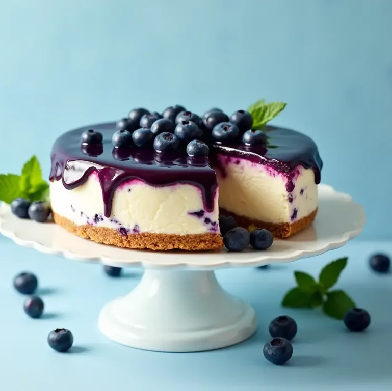 Blueberry Cheesecake mastery awaits! Craving a dessert that wows every time? Learn 5 chef-approved secrets for a silky-smooth texture and perfect flavor balance. Try today! 