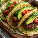 Healthy Smash Burger Tacos